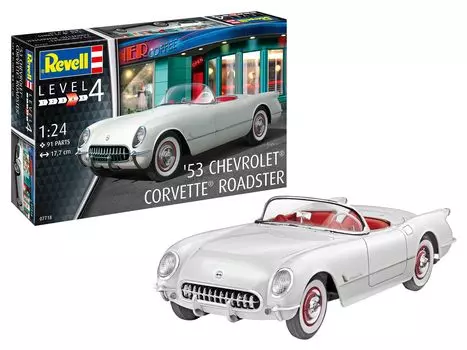 Пластиковая модель немецкого родстера Revell 53 Corvette 07718 1/24