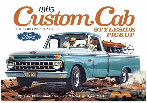 Пластиковая модель пикапа Mobius Ford Custom Cab Style Side Pickup 1965 года MOE1234 1/25