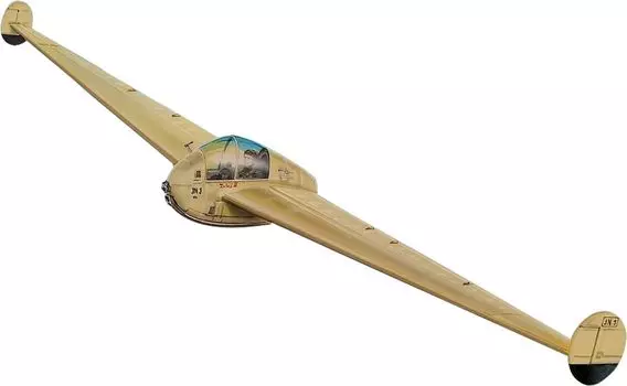 Пластиковая модель прототипа бесхвостого планера Fly Naleskevich FLX72058 1/72 JN-1