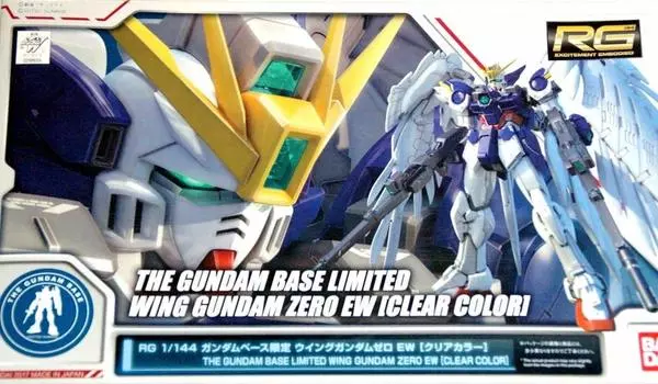 Пластиковая модель RG Wing Gundam Zero EW 1/144 [прозрачный цвет] (Гандам Лимитед) чистый