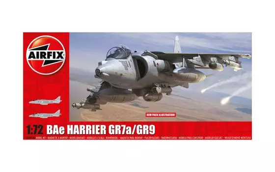 Пластиковая модель самолета Airfix Royal Air Force BAe Harrier 1/72 GR7a/GR9 X-4050A