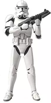 Пластиковая модель солдата-клона BANDAI SPIRITS Star Wars в масштабе 1/12 с цветовой кодировкой