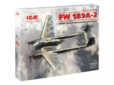 Пластиковая модель ВВС Германии ICM 72292 1/72 Focke-Wulf Fw189A-2