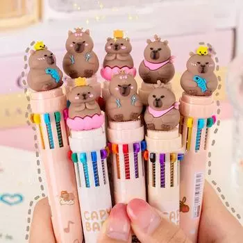 Пластиковая шариковая ручка Capybara Ручка Kawaii Signature Милые шариковые ручки с рисунком