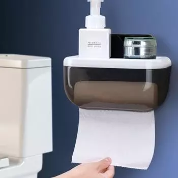 Пластиковый держатель для туалетной бумаги, водонепроницаемая полка для бумаги, товары для дома, коробка для салфеток, ванная комната