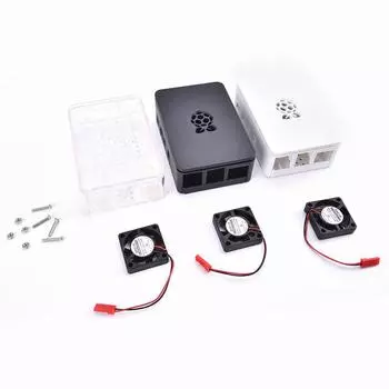 Пластиковый корпус для Raspberry Pi3B+/3B/2 чёрный