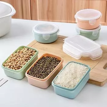 Пластиковый ланч-бокс Bento Box Овощной фруктовый салат Миска для сохранения свежести с герметичной крышкой Ящик для хранения еды для пикника на природе