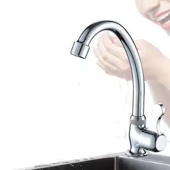 Пластиковый стальной кухонный смеситель для очистки воды, однорычажное отверстие, холодный кран, кухонный смеситель для душа, устойчивый к обесцвечиванию