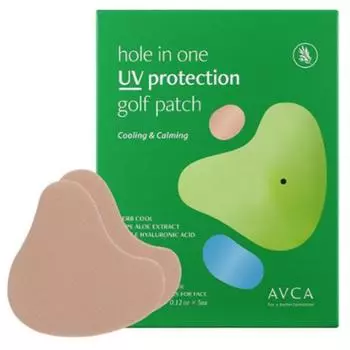 Пластырь Abka Hole-in-One UV Protection Golf Sun Patch 2 патча x 5 шт., 3,5 г, 3 шт.