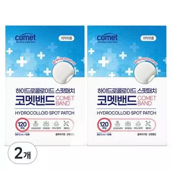 Пластырь Comet Hydrocolloid Spot Patch Round, 120 листов, 2 шт.
