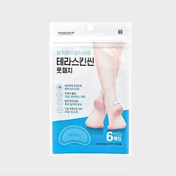 Пластырь для стопы Terraskin, стандартный, 6 шт.