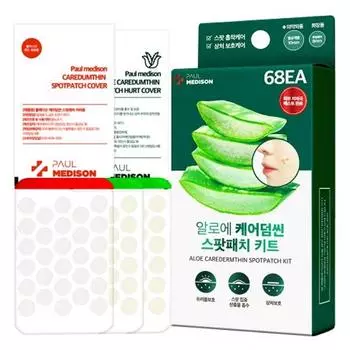 Пластырь Paul Madison Aloe Carederm Thin Spot Patch, 68 шт., 1 шт.
