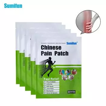 Пластырь Sumifun для колена и поясницы с вентиляционными отверстиями для поддержки колена и поясницы — 8 пластырей в упаковке 8pcs