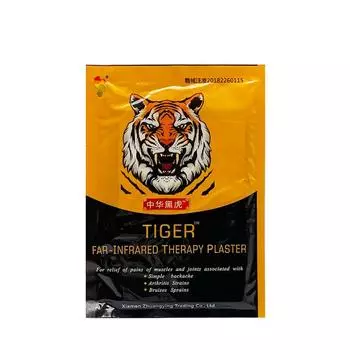 Пластыри TIGER для снятия боли, анальгетики, липкие пластыри для лечения боли в мышцах, шее, спине, коленных суставах, растяжениях