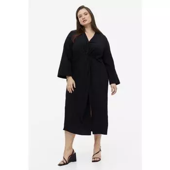 Платье HM Knot Detail, черное 1167150001 XSEUR XSP
