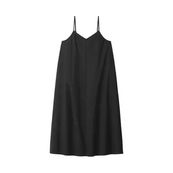 Платье-комбинезон MUJI Broad BC2L9A5S Black L для женщин, легкосохнущее, для женщин чёрный