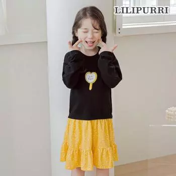 Платье-зеркало в форме сердца Lilypury Черное Black/120