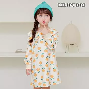 Платье Lilyputi Flower Garden, желтое Yellow/130