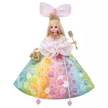 Платье TAKARA TOMY Dream Fantasy Волшебное платье с цветочным принтом из лент Ликка-чан