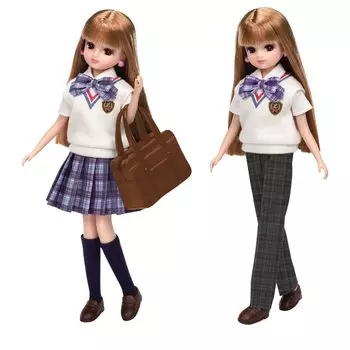 Платье TAKARA TOMY Licca-chan LW-08 Licca-chan Seifuku, набор для координации, игровая игрушка для детей от 3 лет и старше