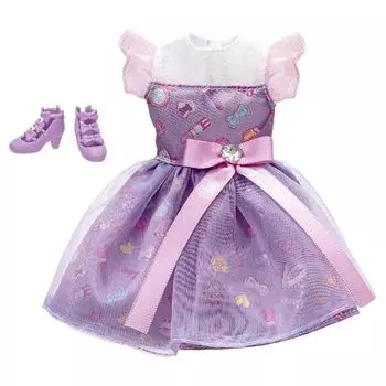 Платье Takara Tomy My First Dress Cosmetic Purple Play Toy Ages Licca-chan LW-03 Dress-up 3+