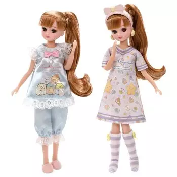 Платье TAKARA TOMY Пижамный комплект Sumikko Gurashi для вечеринок Play Toy Age Dress-up Licca-chan 3+