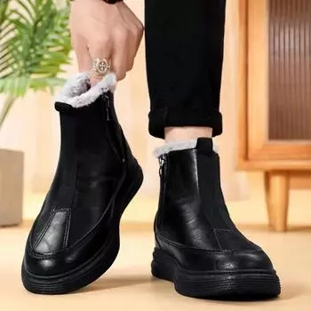 Platform Warm Cold Proof Male Winter Shoes Casual Men s Snow Boots Brands High Quality Original Deals Waterproof Offer Anti Slip 39