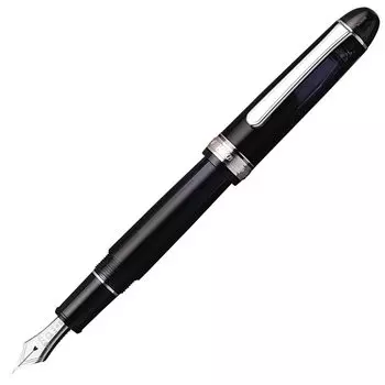 Платиновая перьевая ручка Перьевая ручка C Extra Bold 3776 Century Rhodium Finish Black Diamond Regular Imported Product PNB-18000CR 7-5