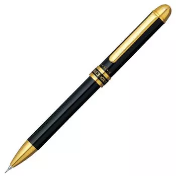 Platinum Fountain Pen Multifunctional Pen Double 3 Action Shine Black MWB-2000D#1