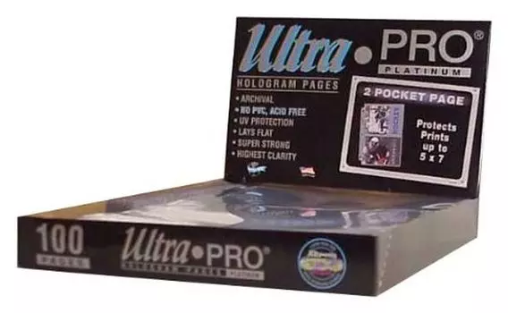 Platinum Page 2 Pocket Box of 100 pieces [UltraPro Collectibles] (#202D)