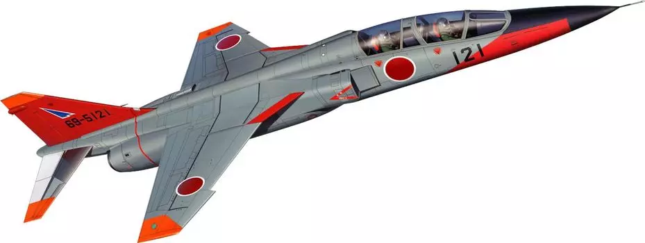 Platts Air Force Сверхзвуковой учебный самолет раннего типа Пластиковая модель 1/72 Самооборона T-2