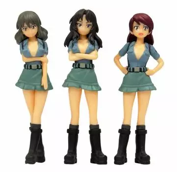 Platts Girls Panzer Final Chapter Blue Division High School Фигурка Набор Масштабный уретановый Неокрашенный Набор и 1/35 Непенящийся GPF-38