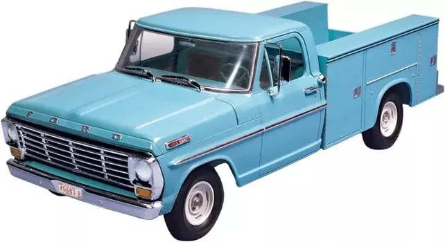 Platts Mobius 1967 Ford Service Bed Пластиковая модель MOE1239 1/25 F-100 (Машина)