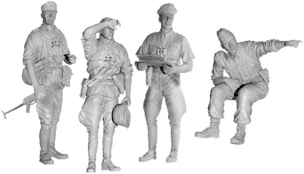 Platz Dragon World War II German Army Officer Kursk 1943 Plastic Model DR6456 1/35 Waffen-SS
