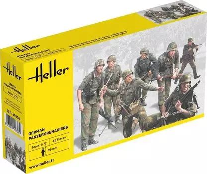 Platz Herre WW2 German Assault Grenadier Plastic Model HE49606 1/72 (person)
