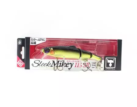 Плавающая приманка Jackall Mikey Sleek 115 SR Шампанское Золото Черный (0374)