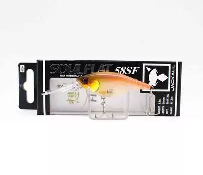Плавающая приманка Jackall Soul Flat 58SF Сексуальная лазерная приманка Wakasagi (5541)
