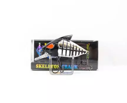Плавающая приманка Water Land Skeleton Crank Черный Серебристый (5117)