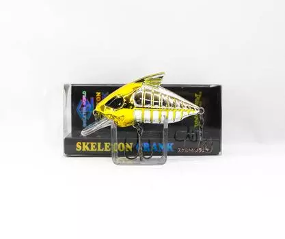 Плавающая приманка Water Land Skeleton Crank Золото Серебро (5063)