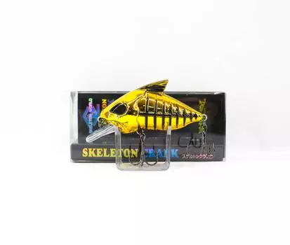 Плавающая приманка Water Land Skeleton Crank, золотого цвета (8782)