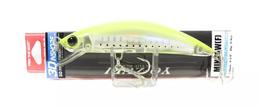 Плавающая приманка Yo Zuri Duel 3D Inshore Minnow 110 R1213-GHCS (7449)