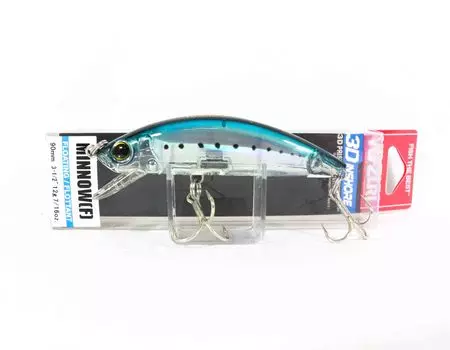 Плавающая приманка Yo Zuri Duel 3D Inshore Minnow 90 R1212-GHIW (7371)
