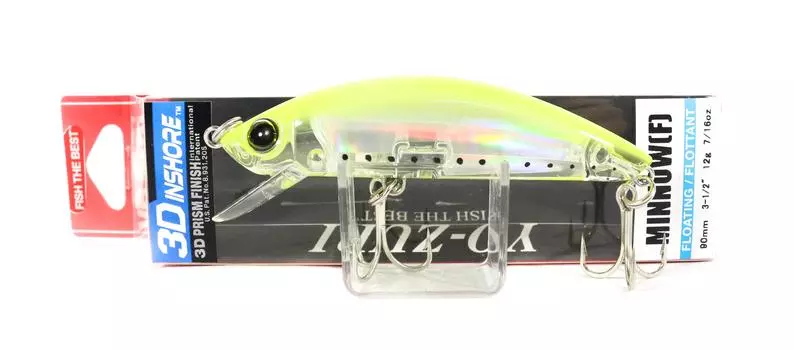 Плавающая приманка Yo Zuri Duel 3D Inshore Minnow 90 R1212-GHCS (7364)