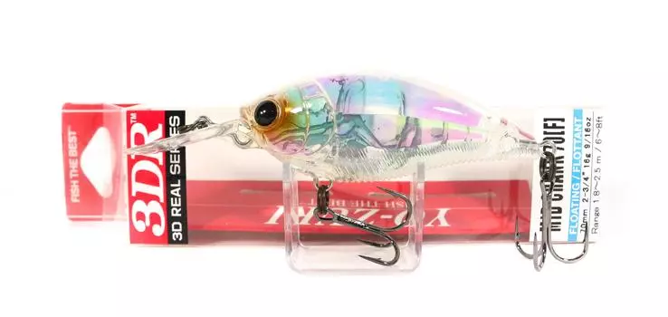 Плавающая приманка Yo Zuri Duel 3DR Mid Crank 70F R1318-RWCF (6779)