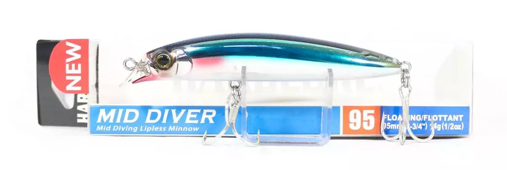 Плавающая приманка Yo Zuri Duel Hardcore Mid Diver 95 F1191-HKN (5801)