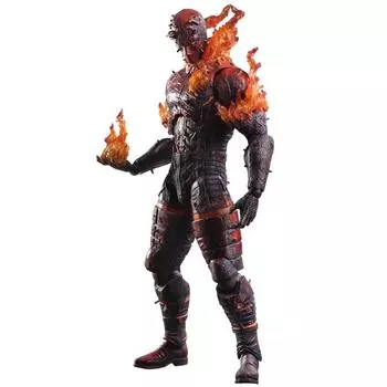 PLAY ARTS Kai METAL GEAR SOLID V THE PHANTOM PAIN Burning Man ПВХ окрашенная подвижная фигурка