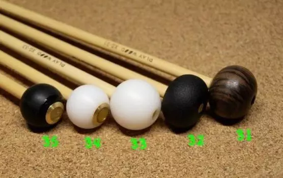PLAY WOOD Keyboard Mallet Orchestra Series XG, производитель Sawako Yasue Mallet для ксилофоно-металлоконшпиля (XG-35 Глокеншпиль)