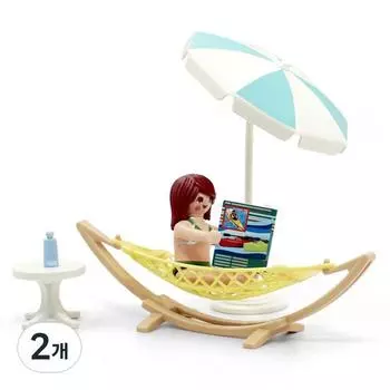 Playmobil Hammock and Vacationer 71428, 2 pieces, popular toys in Korea