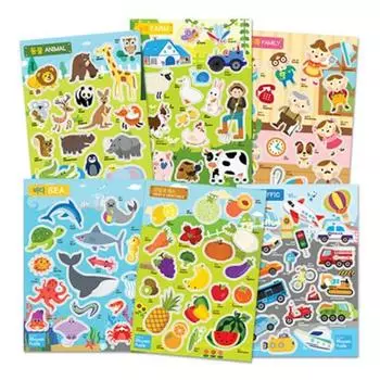 Playmx Donny Rubber Suk Puzzle Cognitive Set 6 Set, 1 Set, Лучшая головоломка для малышей в Корее