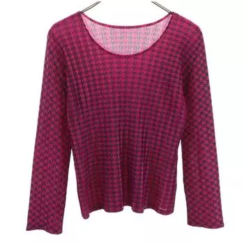 PLEATS PLEASE made in Japan Long sleeve Cut 3 pink Women Used